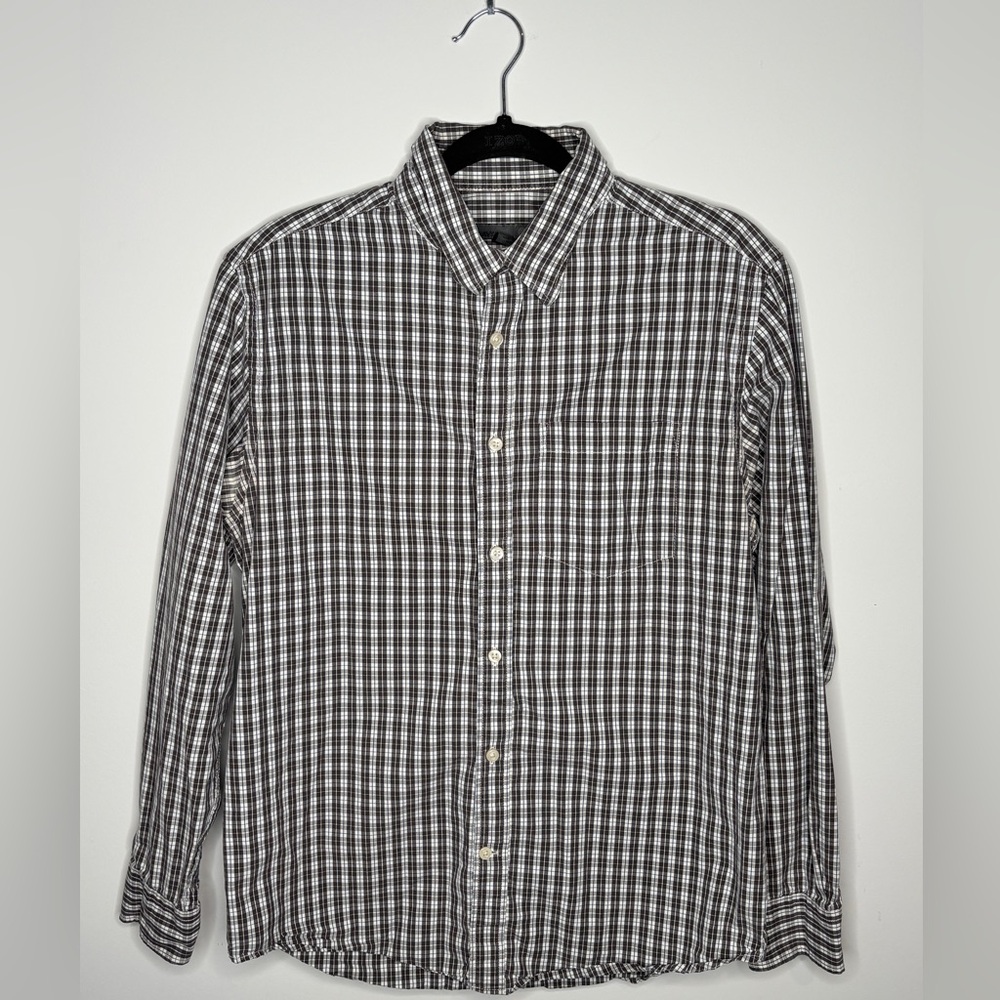 Old navy button up (grey)